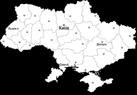 Роздруківка “Контурна мапа України”