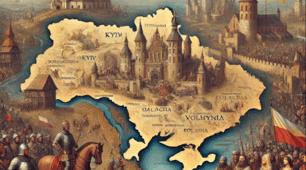 Українські землі в складі Великого князівства Литовського. Вплив Королівства Польського.