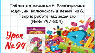Математика 2 клас. Презентації уроків до підручника Н. О. Будна. Урок 94. (№ 797–804).  