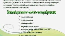 Самоврядування. Види самоврядування в історії та сьогоденні. Принципи та структура самоврядування.