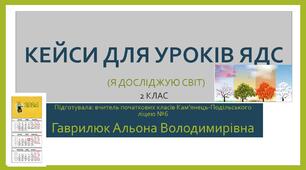 Кейси для уроків ЯДС (Я досліджую світ). 2 клас