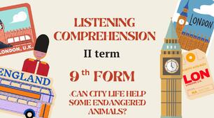 9th Grade, Listening Comprehension, Карпюк 9, II term.
