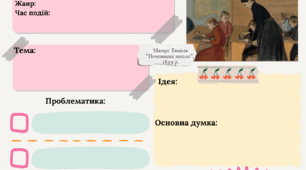 Остап Вишня "Перший диктант" 6 клас