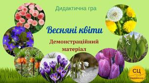 Дидактична гра "Весняні квіти"