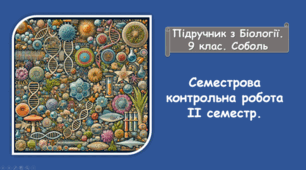 Семестрова контрольна робота ІІ семестр. 