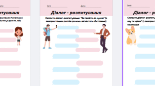 РЗМ. Складання діалогу-розпитування