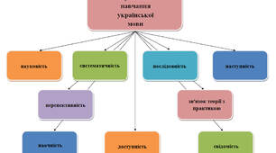 Схеми українська мова(принципи, прийоми, методи, закономірність)