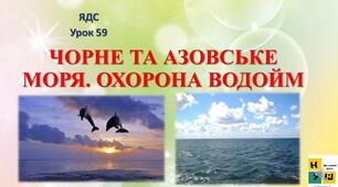 Урок "Моря. Охорона водойм"