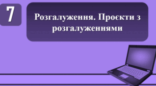 Тестування на тему: "Розгалуження. Проєкти з розгалуженнями"