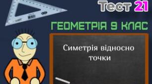 Симетрія відносно точки і прямої