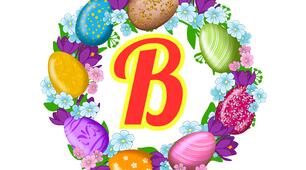 Розтяжка "Великдень" варіант 2
