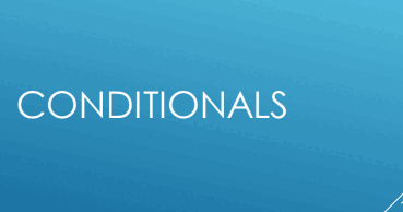 Conditionals | Презентація. Англійська мова