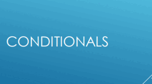 Conditionals