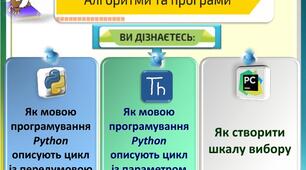 Властивості та методи елементів керування. Шкала вибору