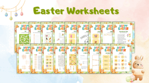 Easter Worksheets Pack A0-A1