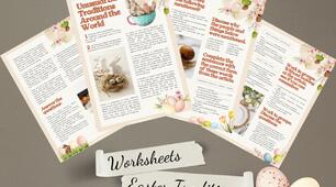 Worksheets Unusual Easter Traditions Around the World🐰
