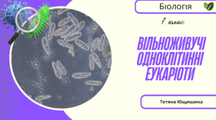 Вільноживучі одноклітинні еукаріоти. 7 клас. НУШ