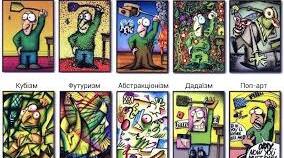  Живопис: стильова та тематична різноманітність.