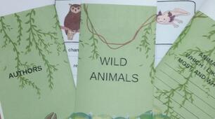 Буклет ''Wild Animals'' 4 клас