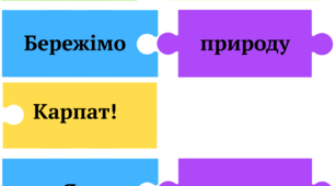 Гра "Розсипані слова" до теми Речення