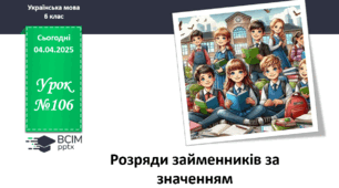 Презентація "Розряди займенників за значенням"