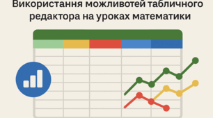 Використання можливостей табличного редактора на уроках математики