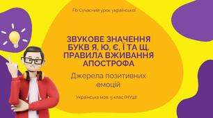 Фонетика Звукове значення букв я, ю, є, ї та щ. Правила вживання апострофа. Презентація