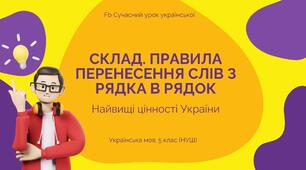 Фонетика Склад. Правила перенесення слів з рядка в рядок. Презентація
