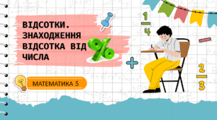 Презентація на тему: "Відсоток. Знаходження відсотку від числа"
