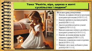 Презентація. Релігія, віра, церква в житті суспільства і людини. Громадянська освіта. 6 клас. До модельної програми Бурлака О., Желіба О.