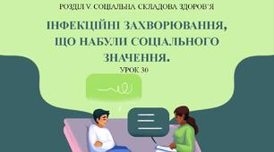 7 клас НУШ Здоров'я, безпека та добробут. Урок 30. Інфекційні захворювання, що набули соціального значення.