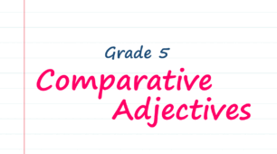 Comparative adjectives (A1)