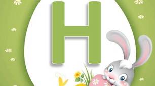 Розтяжка Happy Easter