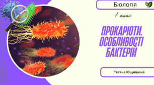 Прокаріоти. Особливості бактерій. 7 клас. НУШ