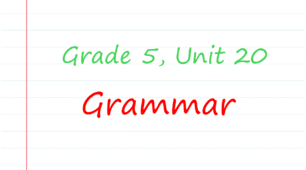  Prepare 5. Unit 20. Grammar
