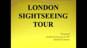 Презентація "LONDON SIGHTSEEING TOUR"