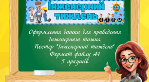 Постер "Інженерний тиждень"