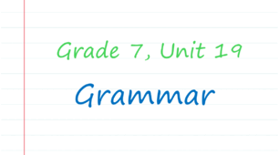 Prepare 7. Unit 19. Grammar