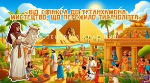 «Від Сфінкса до Тутанхамона: мистецтво, що пережило тисячоліття» Мистецтво 8 клас НУШ