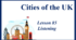 Form 9. Lesson 85. The Sights of UK Cities. Homework Task.