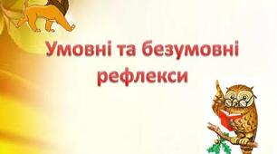 Безумовні та умовні рефлекси