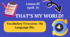 Form 8. Lesson 83. Unit 1. Vocabulary Extension. My Language file.