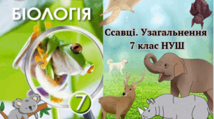 Ссавці. Узагальнення 7 клас НУШ