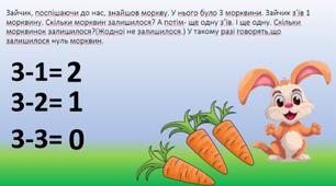 Число і цифра 0. Орієнтація в прострі.