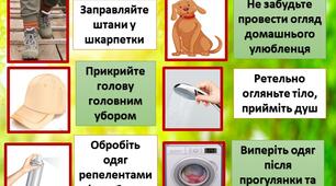 Асоціативна карта "Обережно: кліщі"