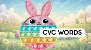 Презентація на читання CVC Words (Spring, Easter theme)