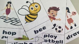 Флешкартки на тему "I can play" Flashcards Unit 8. I can play