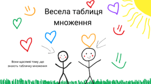 Весела таблиця множення — яскраве пояснення для 2 та 3 класу