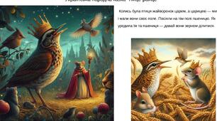 Українська народна казка "Яйце-райце". Ілюстрована розповідь.