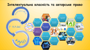 Інтелектуальна власність та авторське право (інформатика за підручником Морзе 7 клас)